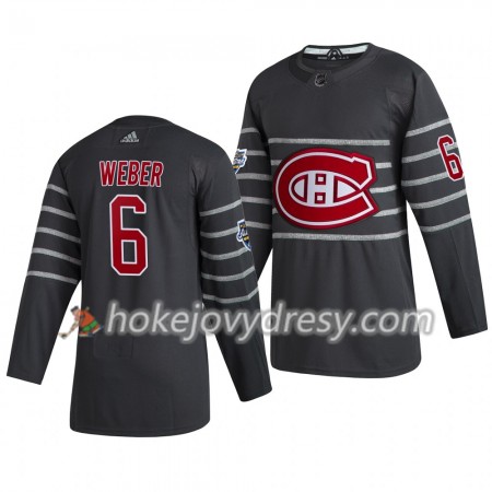 Pánské Hokejový Dres Montreal Canadiens Shea Weber 6  Šedá Adidas 2020 NHL All-Star Authentic